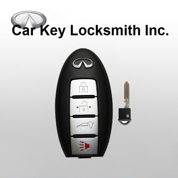 Infiniti JX35 QX60 2013-2014-2015-2016-2017 Proximity Smart Key 4-Button FCC ID KR5S180144014