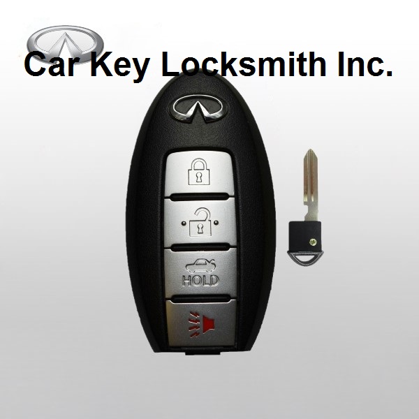 Infiniti M35 M45 2006-2007-2008-2009-2010 Proximity Smart Key 4-Button FCC ID CWTWBU618